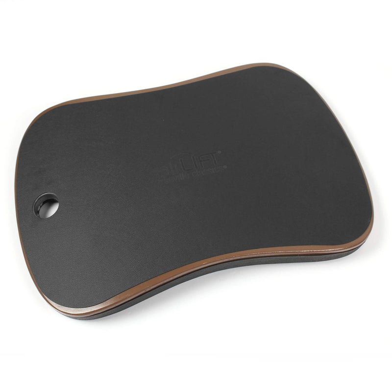 Seville Classics airLIFT Premium Anti Fatigue Wooden Balance Wobble Board Mat w/Massage Points, for Office Standing Desk, Home, Exercise, Therapy, Sports Training, Black, 20"W x 14"D - Image 5